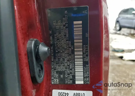 2007 Toyota Sienna Ce z USA, uszkodzony, nr VIN 5TDZK23C07S079390